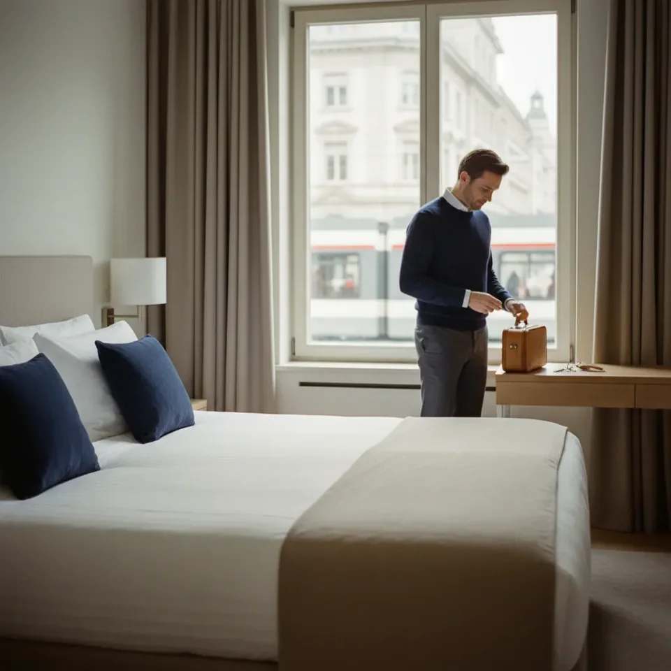 Ruhiges Gästezimmer, dessen Anreisefragen künftig automatisiert beantwortet werden sollen